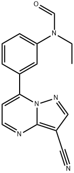 Zaleplon Formamide  Struktur