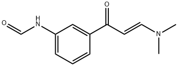 N-[3-[(2E)-3-(DiMethylaMino)-1-oxo-2-propen-1-yl]phenyl]-forMaMide Struktur