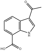1H-Indole-7-carboxylic acid, 3-acetyl-|3-乙酰基-1H-吲哚-7-羧酸