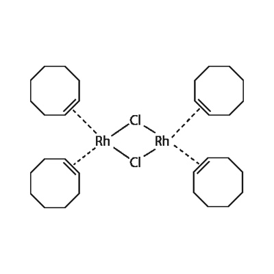 Chlorobis(cyclooctene)rhodium(I) dimer Struktur