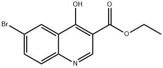 6 -溴- 4 -羟基- 3 -喹啉羧酸乙酯,122794-99-4,结构式