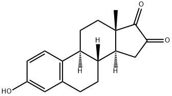 1,3,5(10)-ESTRATRIEN-3-OL-16,17-DIONE Struktur