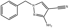 3-氨基-苄基-1H-吡唑-4-甲腈, 122800-01-5, 结构式