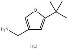 [(5-tert-Butyl-3-furyl)methyl]amine hydrochloride Struktur