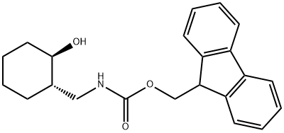 (1R,2S)-trans-2-(FMoc-aMinoMethyl)cyclohexanol Structure