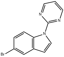 5-bromo-1-pyrimidin-2-yl-1H-indol Structure
