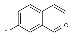 5-Fluoro-2-vinyl-benzaldehyde 化学構造式