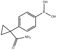 4-(1-carbaMoylcyclopropyl)phenylboronic acid Structure