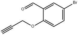 5-BROMO-2-(PROP-2-YNYLOXY)BENZALDEHYDE Structure