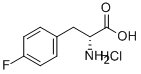 D-4-Fluorophenylalanine hydrochloride Structure