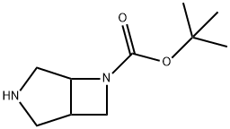 6-BOC-3,6-DIAZABICYCLO[3.2.0]HEPTANE, 122848-57-1, 结构式