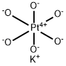 Dipotassium platinate Structure