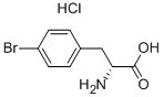 4-溴-D-苯丙氨酸盐酸盐,122852-33-9,结构式
