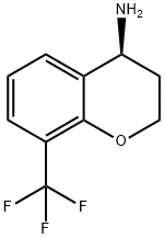 (S)-8-三氟甲基苯并二氢吡喃-4-胺 结构式