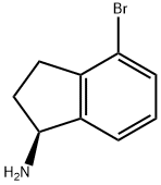 (S)-4-broMo-2,3-dihydro-1H-inden-1-aMine-HCl Structure