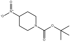 tert-butyl 4-nitropiperidine-1-carboxylate Struktur