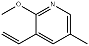 2-Methoxy-5-methyl-3-vinylpyridine 结构式