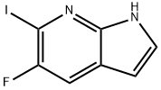5-Fluoro-6-iodo-1H-pyrrolo[2,3-b]pyridine Struktur