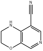 2,3-DIHYDRO-1H-PYRIDO[3,4-B][1,4]OXAZINE-8-CARBONITRILE 结构式