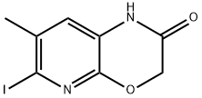 6-Iodo-7-methyl-1H-pyrido[2,3-b][1,4]oxazin-2(3H)-one Struktur