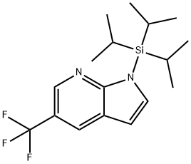 5-(Trifluoromethyl)-1-(triisopropylsilyl)-1H-pyrrolo[2,3-b]pyridine|5-(三氟甲基)-1-(三异丙基甲硅烷基)-1H-吡咯并[2,3-B]吡啶