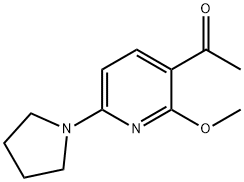 1-(2-Methoxy-6-(pyrrolidin-1-yl)pyridin-3-yl)-ethanone|1-(2-甲氧基-6-(吡咯烷-1-基)吡啶-3-基)乙烷-1-酮
