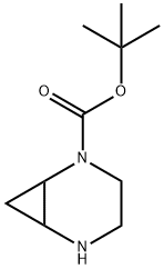 2,5-Diazabicyclo[4.1.0]heptane-2-carboxylic Acid DiMethylethyl Ester Structure