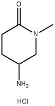 5-氨基-1-甲基哌啶-2-酮盐酸盐, 1228838-10-5, 结构式