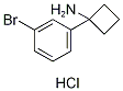 1-(3-溴苯基)环丁胺盐酸盐,1228879-34-2,结构式
