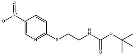 tert-butyl {2-[(5'-nitropyridin-2'-
yl)sulfanyl]ethyl}carbamate Struktur