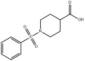 1-BENZENESULFONYL-PIPERIDINE-4-CARBOXYLIC ACID Structure