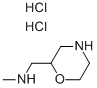 METHYL-MORPHOLIN-2-YLMETHYL-AMINE DIHYDROCHLORIDE Structure