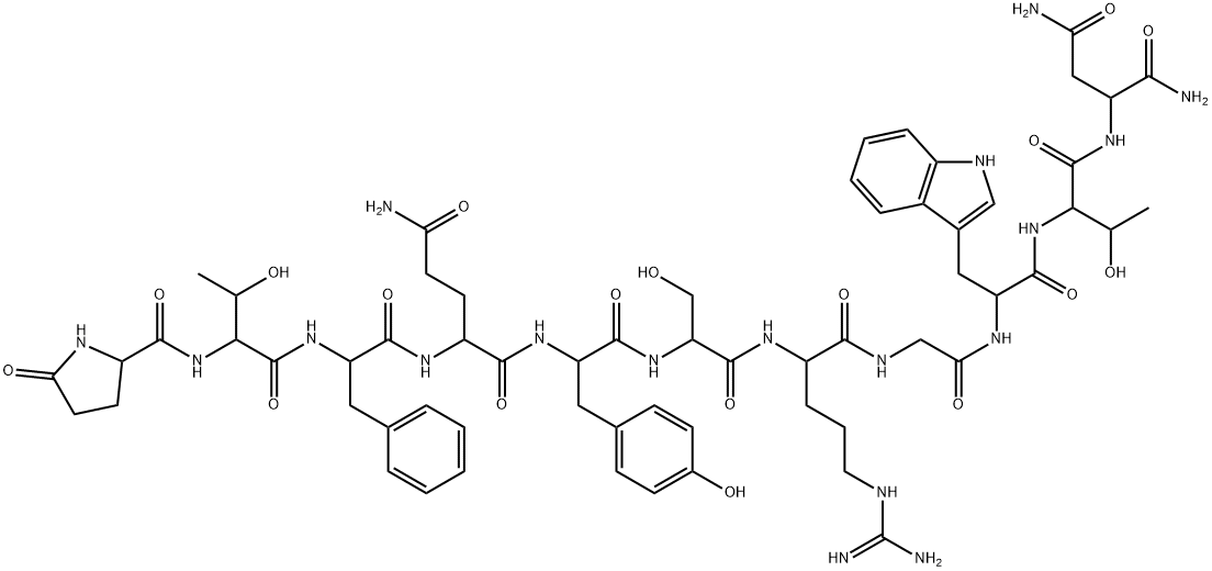 黑化诱导神经肽, 122929-08-2, 结构式