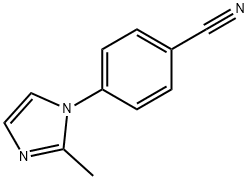 4-(2-甲基-1-咪唑基)苯氰, 122957-50-0, 结构式
