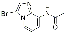 AcetaMide, N-(3-broMoiMidazo[1,2-a]pyridin-8-yl)- 结构式
