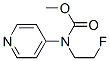 Carbamic acid, (2-fluoroethyl)-4-pyridinyl-, methyl ester (9CI) Structure