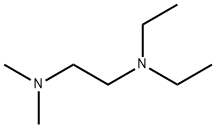 N,N-ジエチル-N',N'-ジメチル-1,2-エタンジアミン 化学構造式