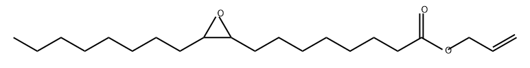 Oxiraneoctanoic acid, 3-octyl-, 2-propenyl ester Struktur