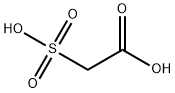 2-スルホ酢酸 化学構造式