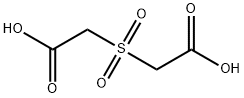 2,2'-スルホニル二酢酸 化学構造式