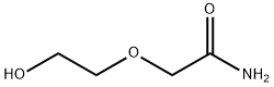 2-(2-ヒドロキシエトキシ)アセトアミド 化学構造式