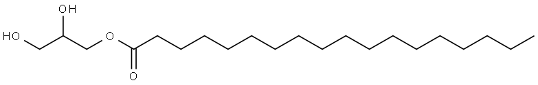 单硬脂酸甘油酯,123-94-4,结构式