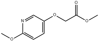 Acetic acid, [(6-methoxy-3-pyridinyl)oxy]-, methyl ester (9CI) Structure