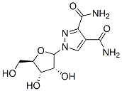 1-ribofuranosylpyrazole-3,4-dicarboxamide Struktur
