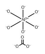 铝碳酸镁,12304-65-3,结构式