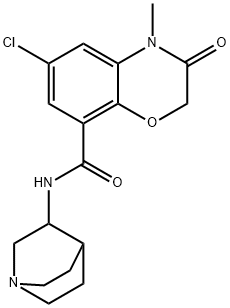 盐酸阿扎司琼, 123040-69-7, 结构式