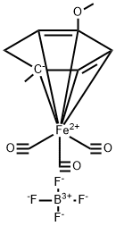 トリカルボニル（４メトキシ１メチルシクロヘキサジエニリウム）テトラフルオロボレイト 化学構造式