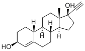 炔诺醇,1231-93-2,结构式
