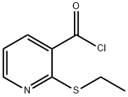 2-(エチルチオ)ニコチノイルクロリド 化学構造式