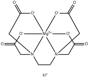 Ethylenediaminetetraacetic acid, magnesium salt Structure